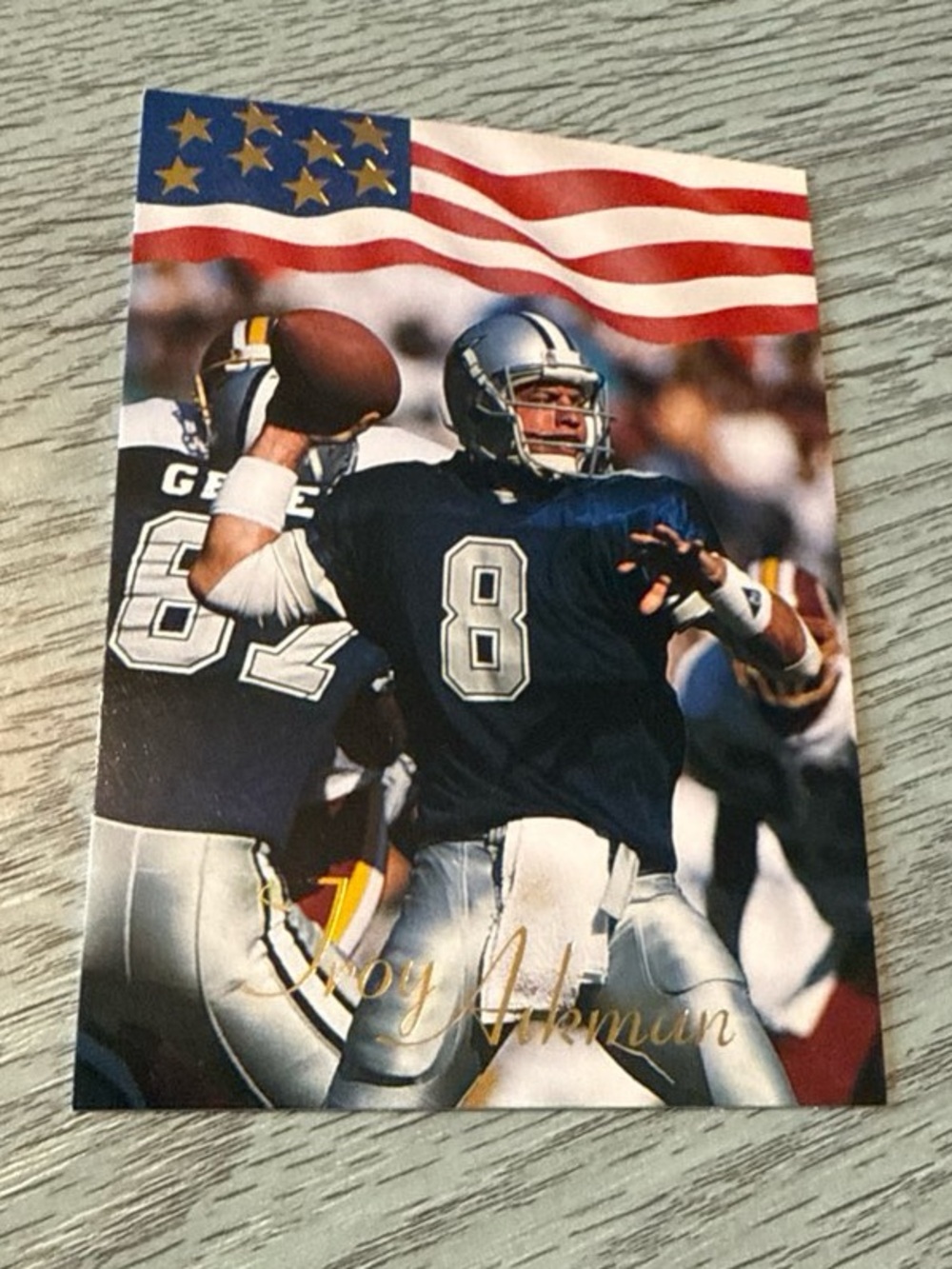 1992 All World - Troy Aikman #10 VG+ Condition